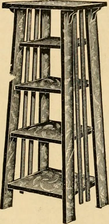 An illustration from Furniture including everything for the home, office and hotel., 1908, leaf 176