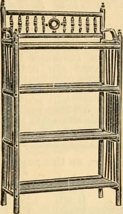 An illustration from Furniture including everything for the home, office and hotel., 1908, leaf 176