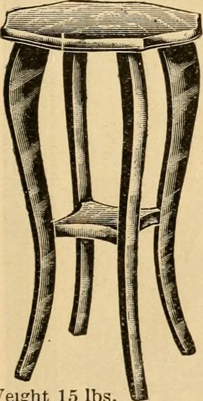 An illustration from Furniture including everything for the home, office and hotel., 1908, leaf 178