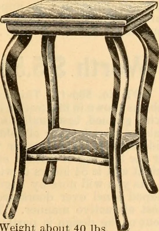 An illustration from Furniture including everything for the home, office and hotel., 1908, leaf 178