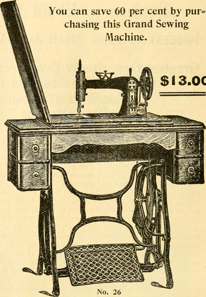 An illustration from Furniture including everything for the home, office and hotel., 1908, leaf 181
