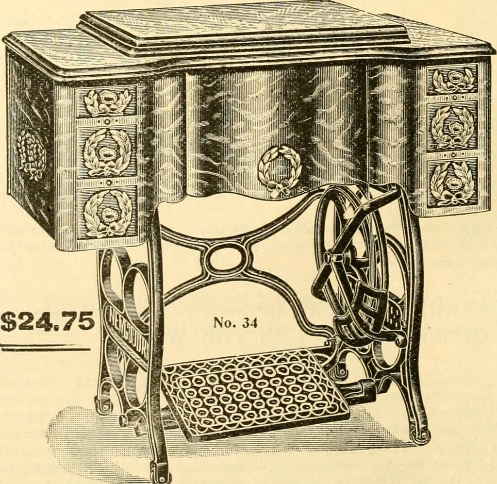 An illustration from Furniture including everything for the home, office and hotel., 1908, leaf 181