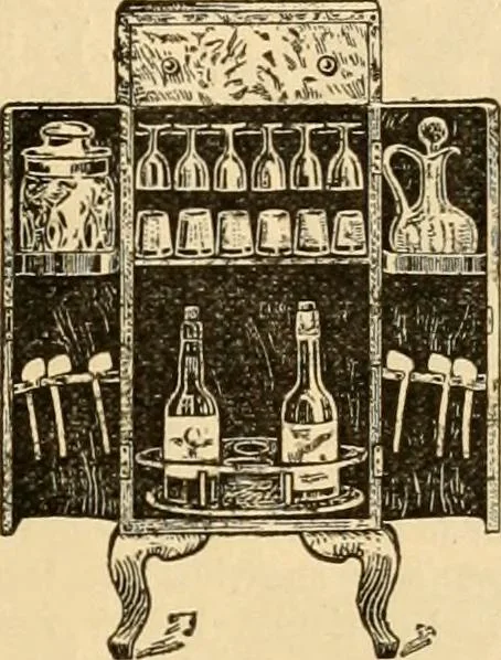 An illustration from Furniture including everything for the home, office and hotel., 1908, leaf 186
