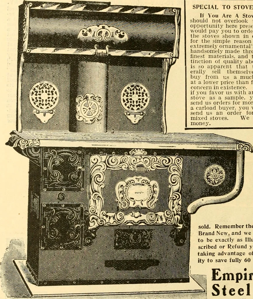 An illustration from Furniture including everything for the home, office and hotel., 1908, leaf 189
