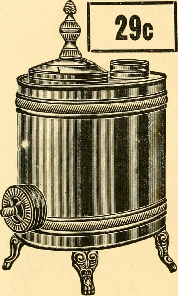 An illustration from Furniture including everything for the home, office and hotel., 1908, leaf 195
