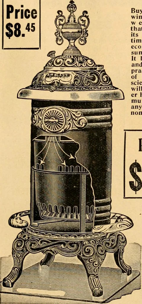 An illustration from Furniture including everything for the home, office and hotel., 1908, leaf 200