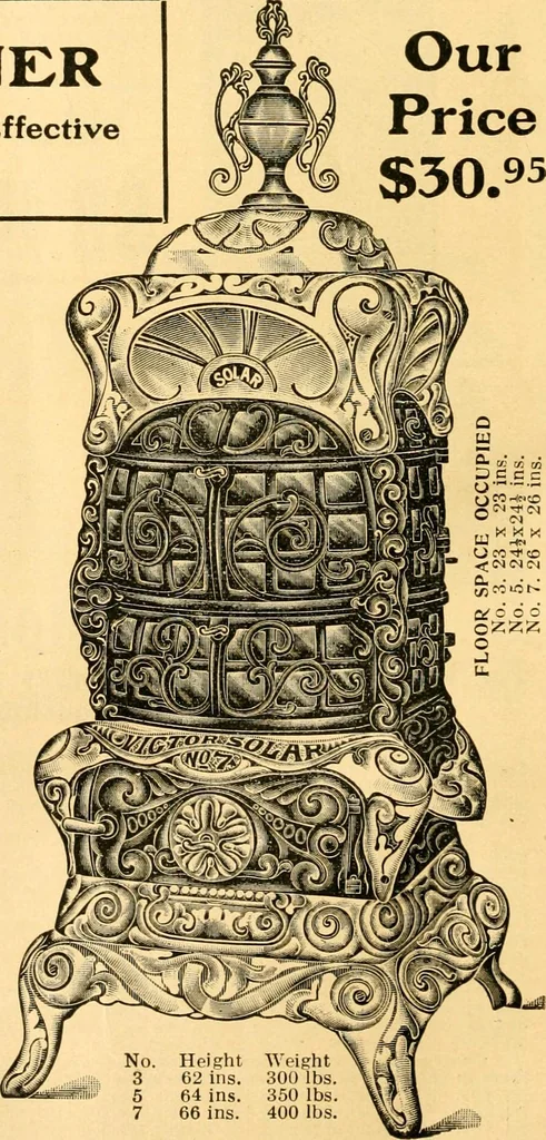 An illustration from Furniture including everything for the home, office and hotel., 1908, leaf 201