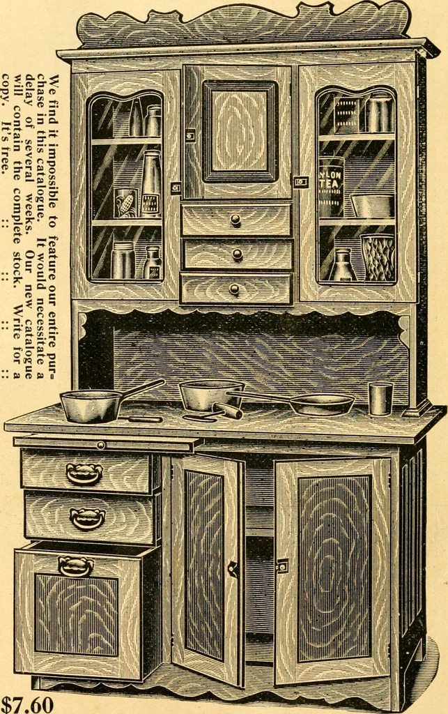 An illustration from Furniture including everything for the home, office and hotel., 1908, leaf 205