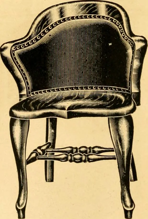 An illustration from Furniture including everything for the home, office and hotel., 1908, leaf 213