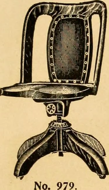 An illustration from Furniture including everything for the home, office and hotel., 1908, leaf 218