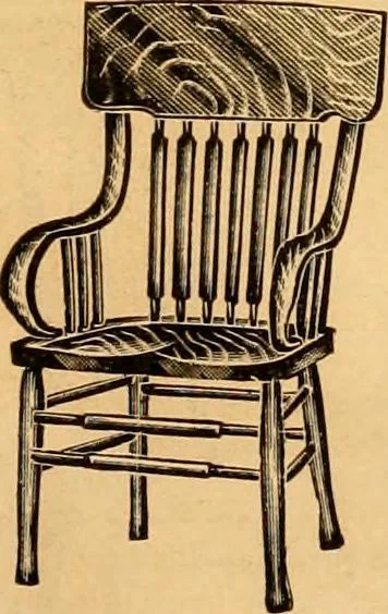An illustration from Furniture including everything for the home, office and hotel., 1908, leaf 218