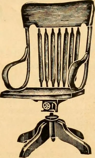 An illustration from Furniture including everything for the home, office and hotel., 1908, leaf 218