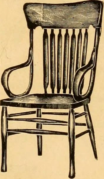 An illustration from Furniture including everything for the home, office and hotel., 1908, leaf 218
