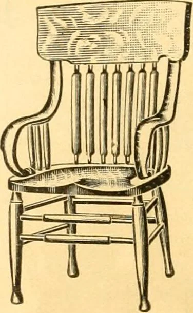 An illustration from Furniture including everything for the home, office and hotel., 1908, leaf 219
