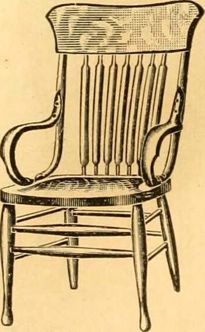 An illustration from Furniture including everything for the home, office and hotel., 1908, leaf 219