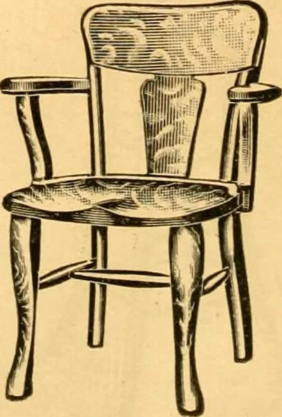 An illustration from Furniture including everything for the home, office and hotel., 1908, leaf 219