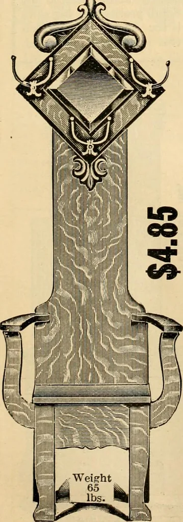 An illustration from Furniture including everything for the home, office and hotel., 1908, leaf 82