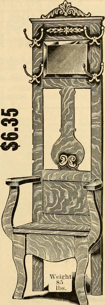 An illustration from Furniture including everything for the home, office and hotel., 1908, leaf 82