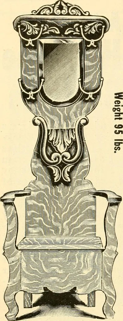 An illustration from Furniture including everything for the home, office and hotel., 1908, leaf 83