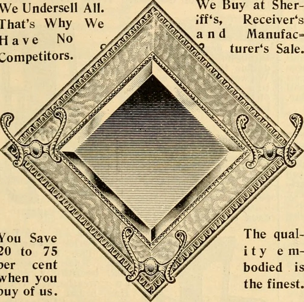 An illustration from Furniture including everything for the home, office and hotel., 1908, leaf 84