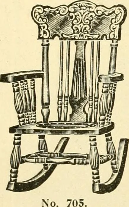 An illustration from Furniture including everything for the home, office and hotel., 1908, leaf 85