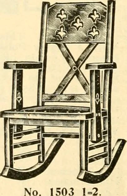 An illustration from Furniture including everything for the home, office and hotel., 1908, leaf 85