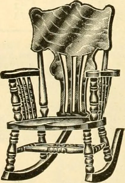 An illustration from Furniture including everything for the home, office and hotel., 1908, leaf 85