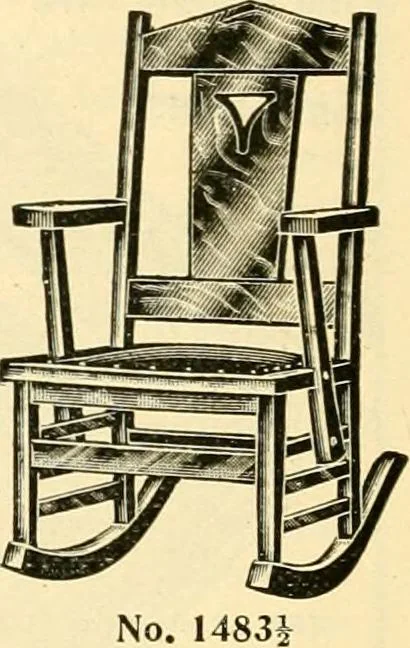An illustration from Furniture including everything for the home, office and hotel., 1908, leaf 85
