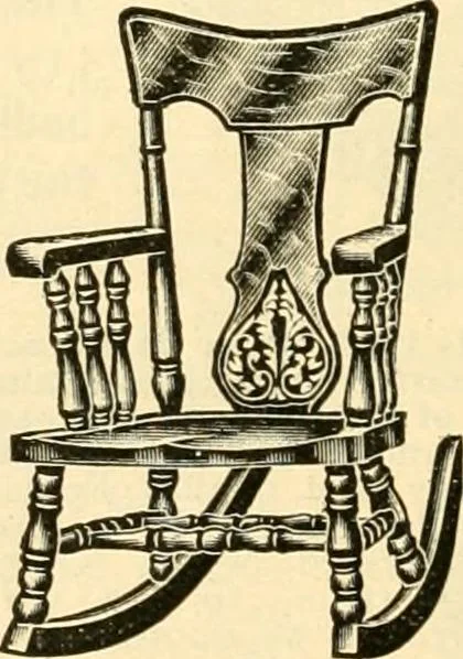 An illustration from Furniture including everything for the home, office and hotel., 1908, leaf 85
