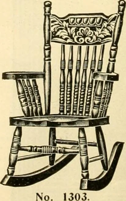 An illustration from Furniture including everything for the home, office and hotel., 1908, leaf 85