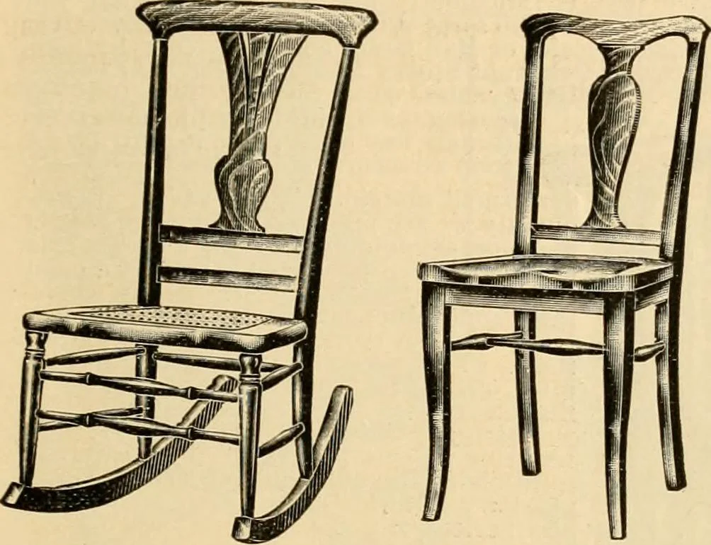 An illustration from Furniture including everything for the home, office and hotel., 1908, leaf 86