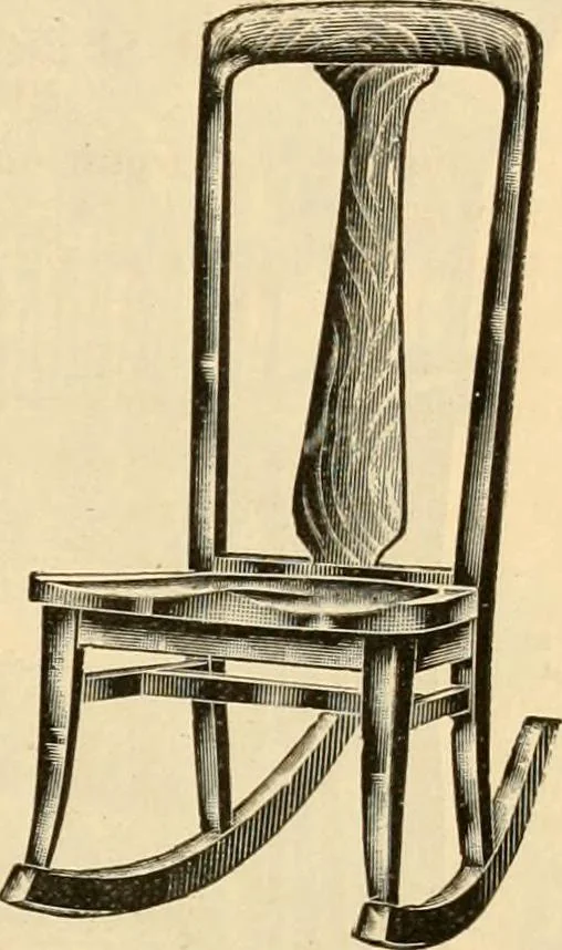 An illustration from Furniture including everything for the home, office and hotel., 1908, leaf 86
