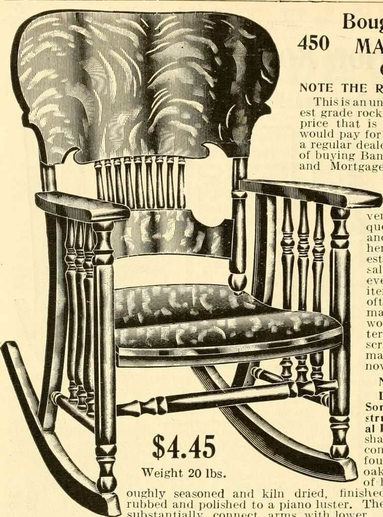 An illustration from Furniture including everything for the home, office and hotel., 1908, leaf 87