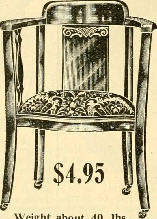 An illustration from Furniture including everything for the home, office and hotel., 1908, leaf 89