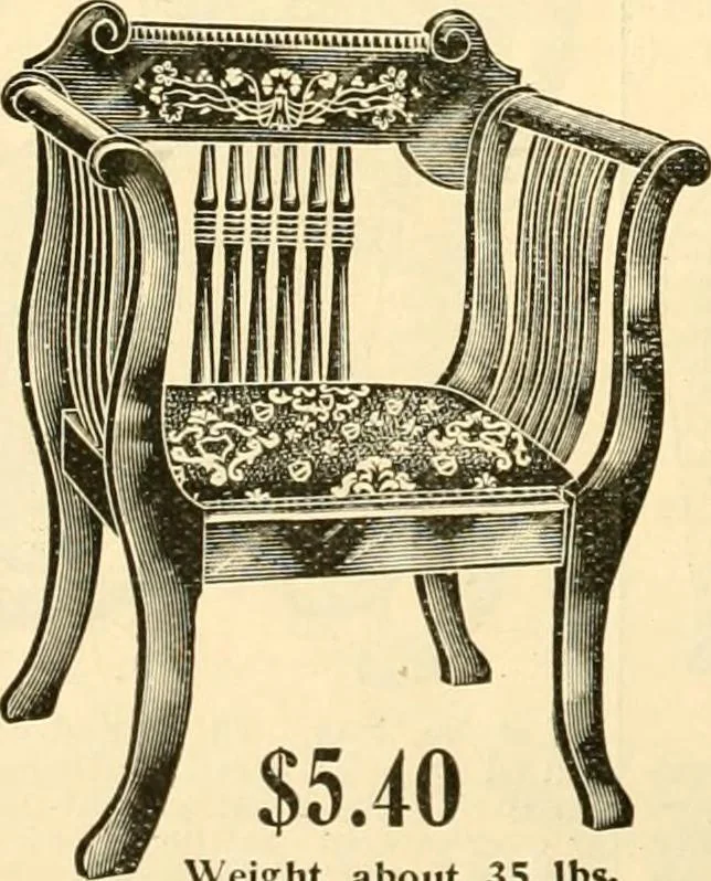 An illustration from Furniture including everything for the home, office and hotel., 1908, leaf 89