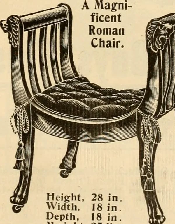 An illustration from Furniture including everything for the home, office and hotel., 1908, leaf 90