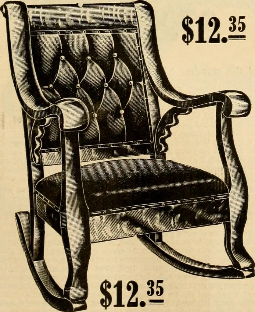 An illustration from Furniture including everything for the home, office and hotel., 1908, leaf 94