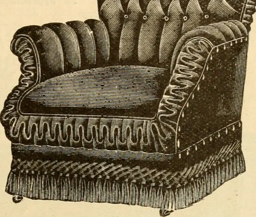 An illustration from Furniture including everything for the home, office and hotel., 1908, leaf 98