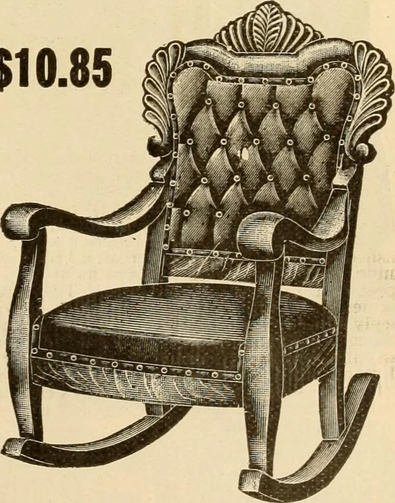 An illustration from Furniture including everything for the home, office and hotel., 1908, leaf 98
