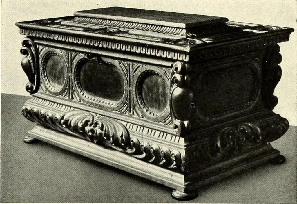 An illustration from Furniture and interior decoration of the Italian renaissance, 1921, leaf 103