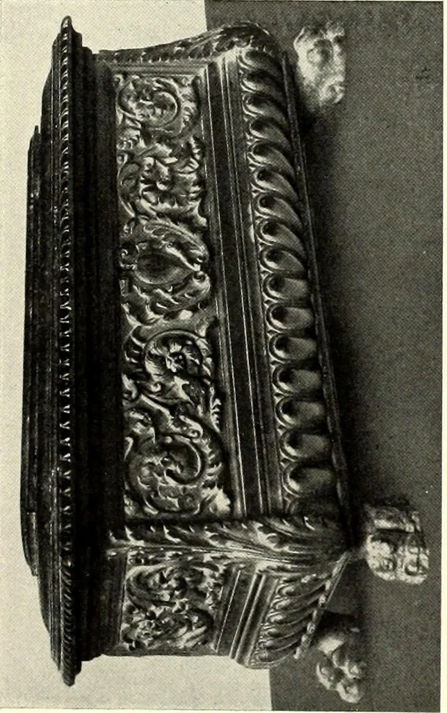 An illustration from Furniture and interior decoration of the Italian renaissance, 1921, leaf 103