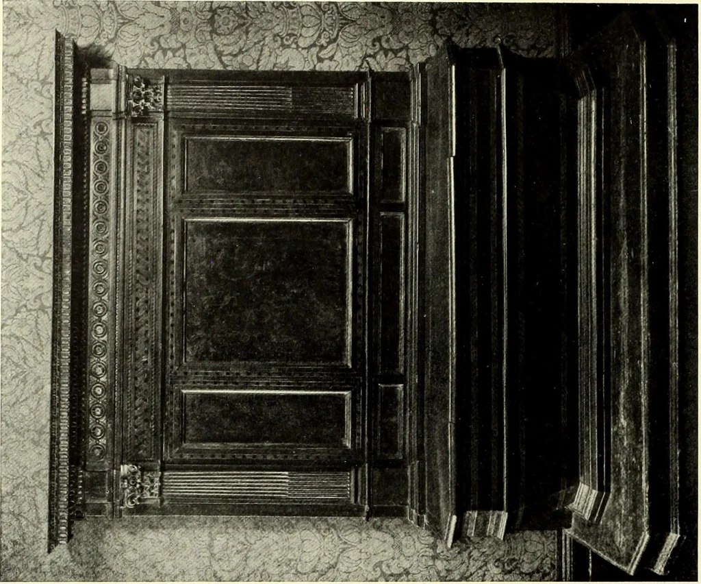 An illustration from Furniture and interior decoration of the Italian renaissance, 1921, leaf 112
