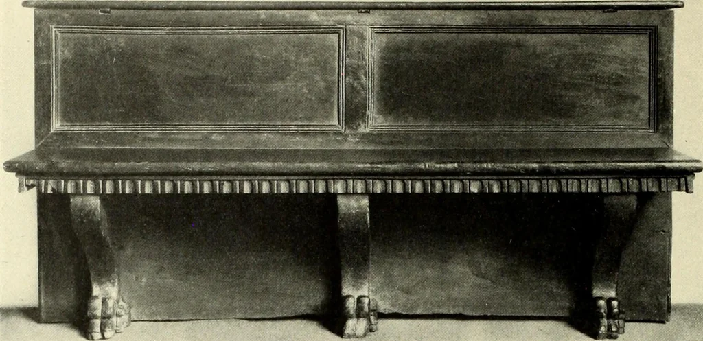An illustration from Furniture and interior decoration of the Italian renaissance, 1921, leaf 114