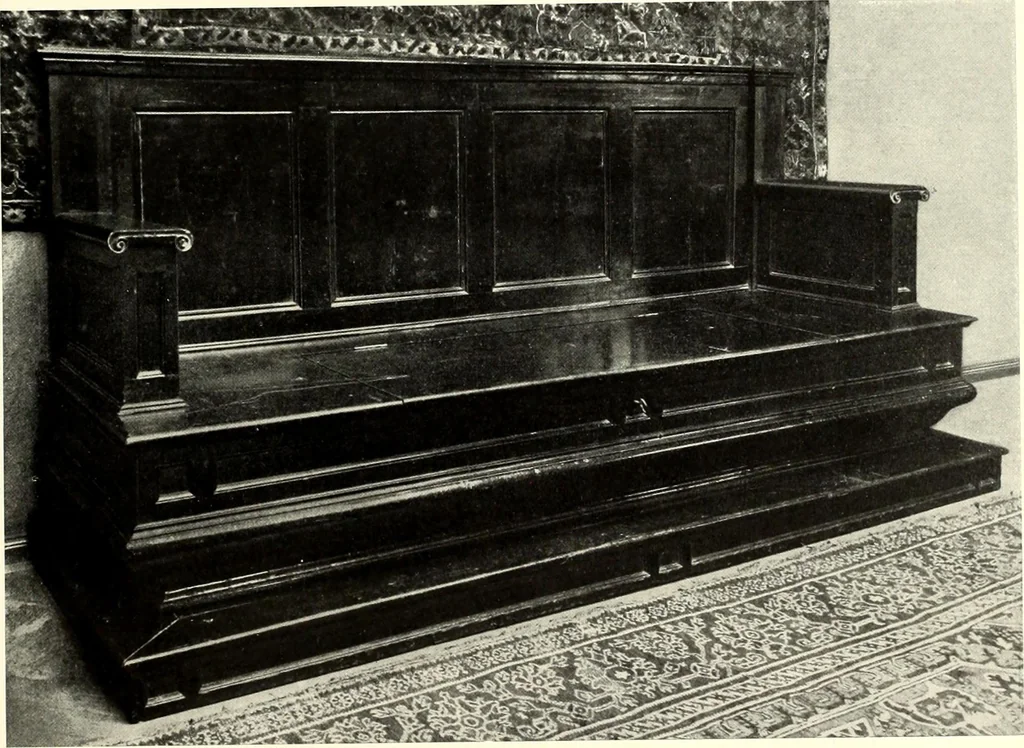 An illustration from Furniture and interior decoration of the Italian renaissance, 1921, leaf 115