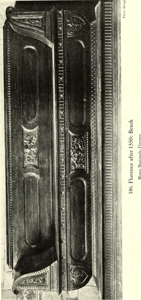 An illustration from Furniture and interior decoration of the Italian renaissance, 1921, leaf 117