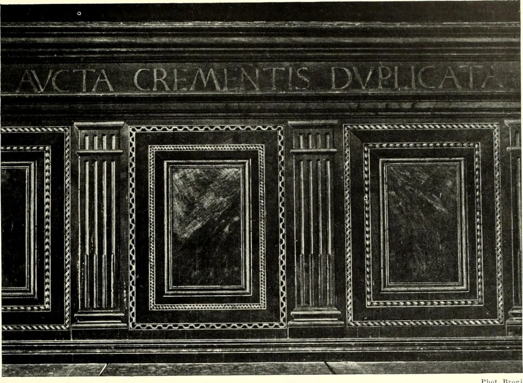 An illustration from Furniture and interior decoration of the Italian renaissance, 1921, leaf 121