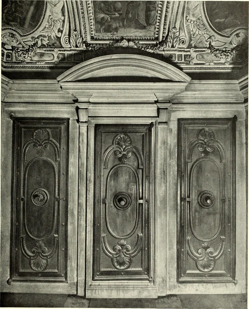 An illustration from Furniture and interior decoration of the Italian renaissance, 1921, leaf 123