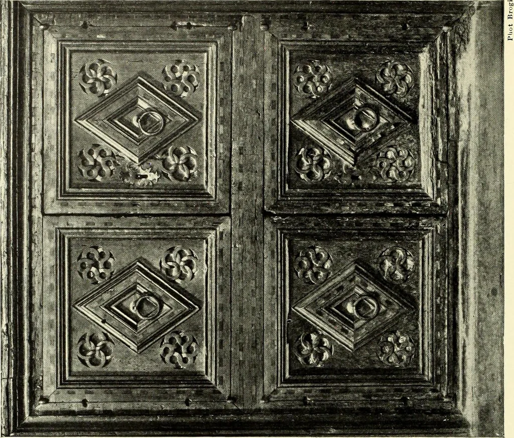 An illustration from Furniture and interior decoration of the Italian renaissance, 1921, leaf 124
