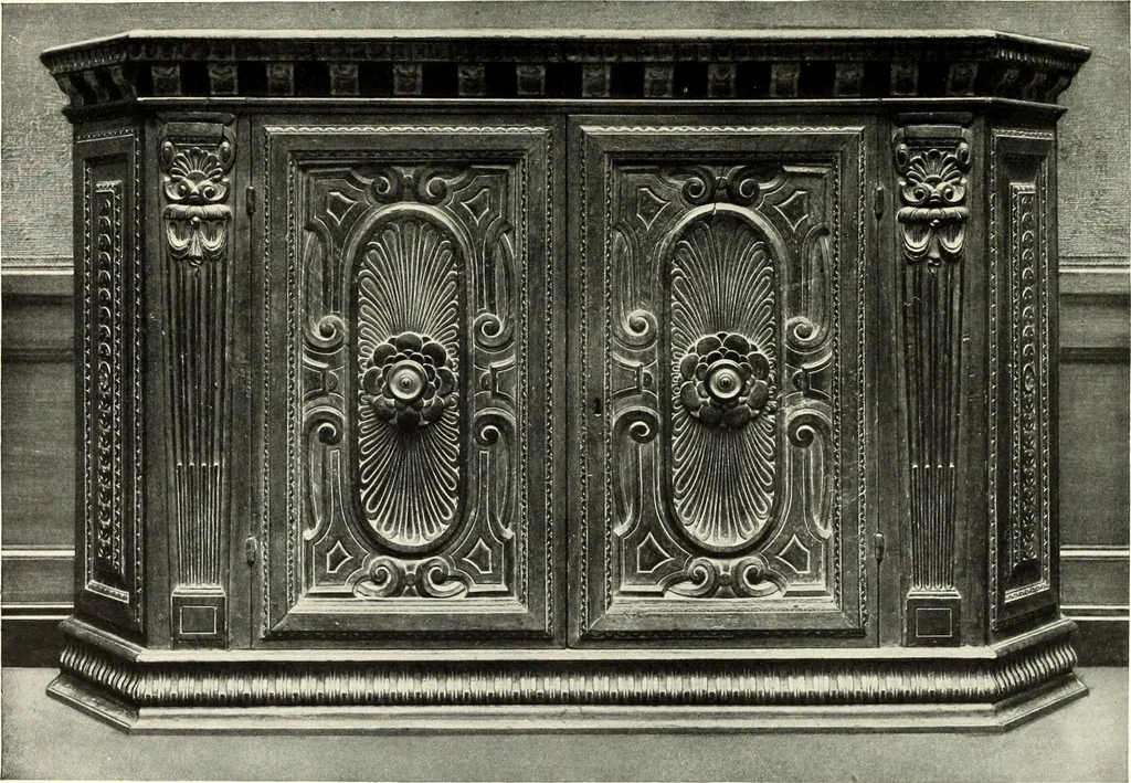 An illustration from Furniture and interior decoration of the Italian renaissance, 1921, leaf 127