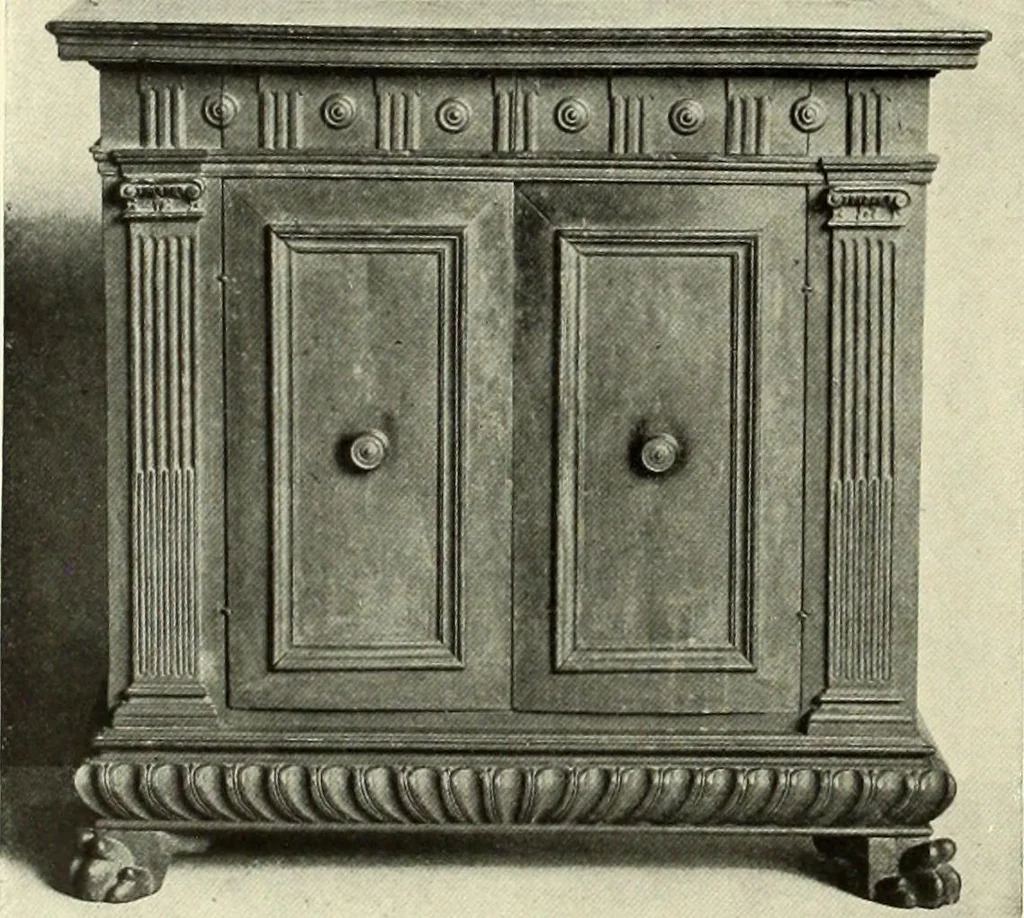 An illustration from Furniture and interior decoration of the Italian renaissance, 1921, leaf 130